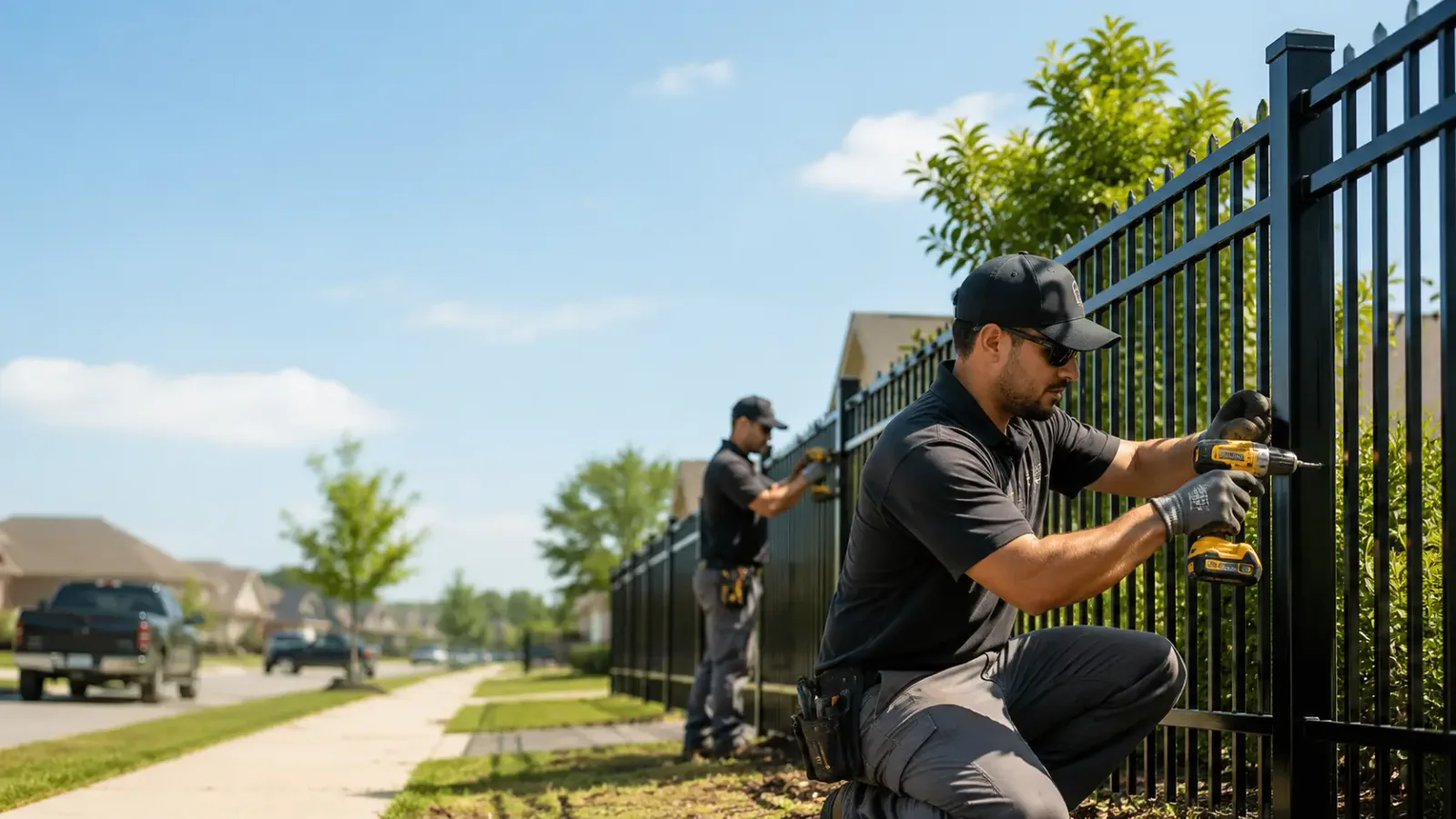 Metal Fence Installation in Ozark, AR
